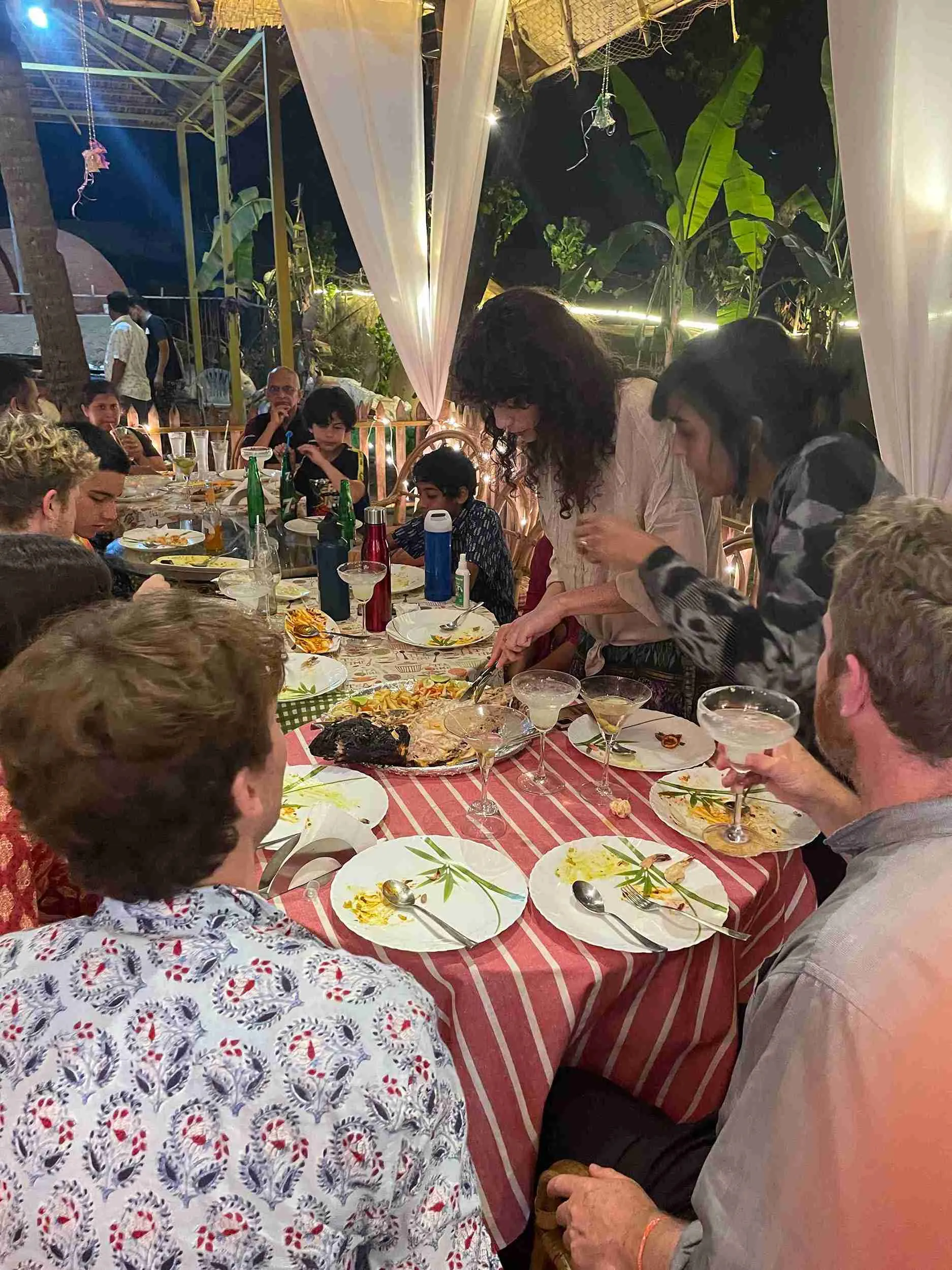 Rosa Mystica restaurant, Agonda